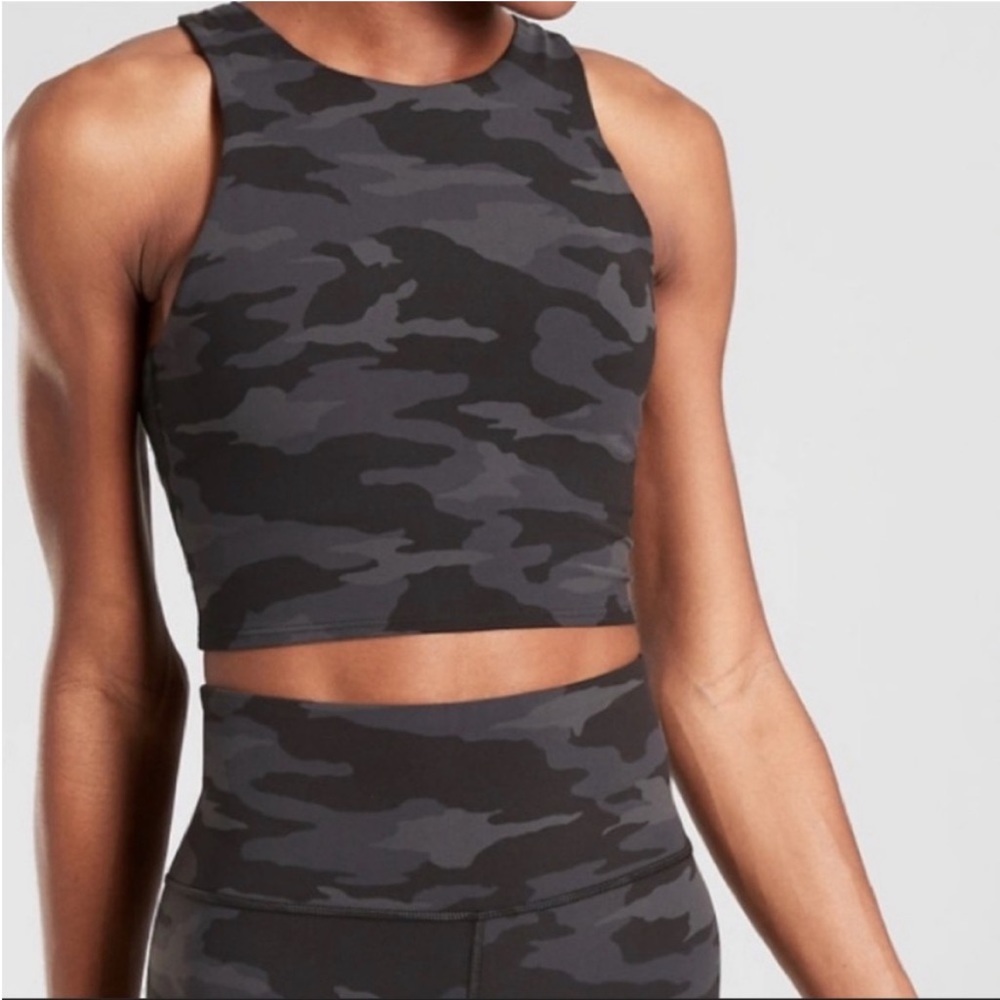 Athleta Camo Top